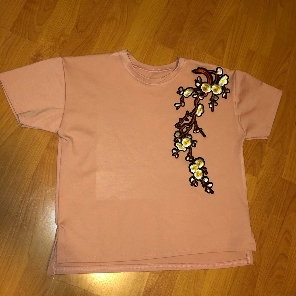 Pink blouse